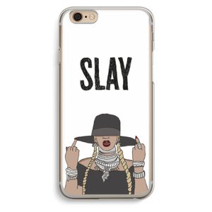 Slay All Day: iPhone 6 / 6S Transparant Hoesje