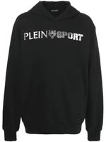 Plein Sport hoodie à logo Statement imprimé - Noir