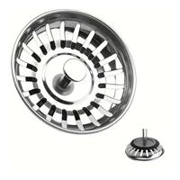 Gootsteenfilters Silex Roestvrij staal Ø 8 cm Zilverkleurig