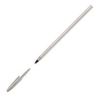 Boligrafo de tinta líquida Bic 921339 Zwart Zilverkleurig 0,32 mm (20 Onderdelen)