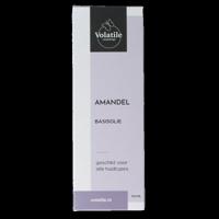 Amandel basisolie glazen fles 100 Milliliter