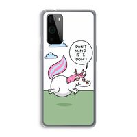 Unicorn: OnePlus 9 Pro Transparant Hoesje