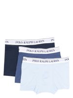 Polo Ralph Lauren lots de 3 boxers à taille à logo - Bleu