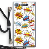 Pow Smack: Sony Xperia XZ1 Transparant Hoesje met koord