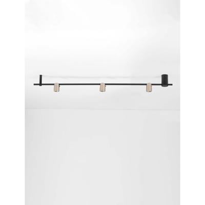 Lyora PlafondlampSirmos zwart met mokka bruin - 9088132