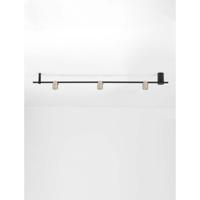 Lyora PlafondlampSirmos zwart met mokka bruin - 9088132