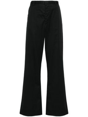 R13 pantalon ample à taille haute - Noir