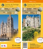 Wandelkaart 19-22 Camino Santiago de Compostella Mansilla - Rabanal | CNIG - Instituto Geográfico Nacional - thumbnail
