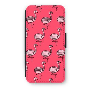 Flamingo: iPhone 8 Flip Hoesje