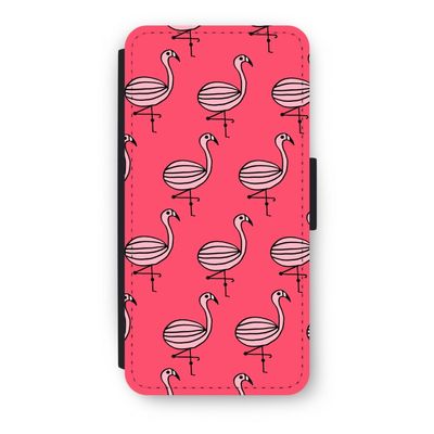 Flamingo: iPhone 8 Flip Hoesje