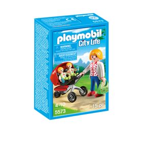 PlaymobilÂ® City Life 5573 tweeling kinderwagen