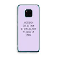 Sprong: Huawei Mate 20 Pro Transparant Hoesje