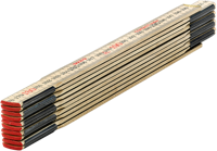 Sola vouwmeter hout 2mtr/10-ledig hc2/10 naturel, klasse 3 (contactmeter) - 53010501