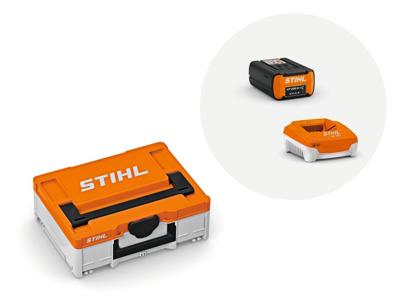 Stihl Power Box Basic, met 2x AP 200 S accu&apos;s en 1x AL 301 Snellader - 48502000042