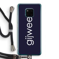 Gijweet: Huawei Mate 20 Pro Transparant Hoesje met koord