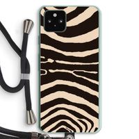 Arizona Zebra: Pixel 5a 5G Transparant Hoesje met koord