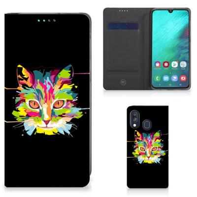 Samsung Galaxy A40 Magnet Case Cat Color Samsung Galaxy A40 Magnet Case Cat Color