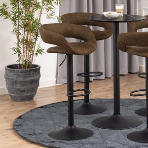 Bendt Barkruk 'Pia' (zithoogte 59-80cm), kleur Bruin
