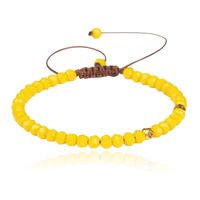 Memphis Armband Natuursteen - 4mm Facetkraal Sunny day