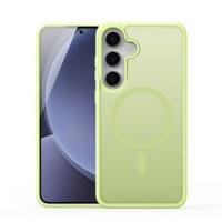 Dux Ducis Yind Samsung Galaxy S25 Plus hoesje - slanke backcover met MagSafe ondersteuning - Lime Groen