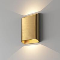 Wandlamp Artdelight Diaz 2 Lichts Large LED 2700K Dimbaar Warm Goud