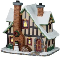 Lemax winter holiday lodge verlicht kersthuisje Caddington Village 2025