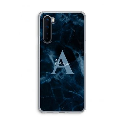 Midnight Marble: OnePlus Nord Transparant Hoesje
