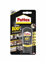 Lijm Pattex 100% tube 50gram op blister