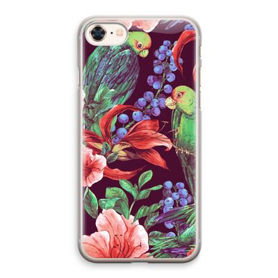 Papegaaien: iPhone 8 Transparant Hoesje