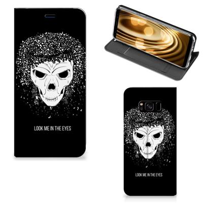 Mobiel BookCase Samsung Galaxy S8 Skull Hair Mobiel BookCase Samsung Galaxy S8 Skull Hair