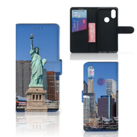 Xiaomi Mi A2 Flip Cover Vrijheidsbeeld - thumbnail