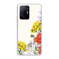 Wilde bloemen: Xiaomi 11T Pro Transparant Hoesje