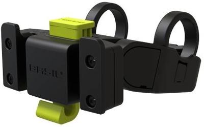 Stuurbochthouder Basil voor klickfix platen - zwart