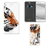 Bookcase Huawei P10 Plus Watercolor Tiger