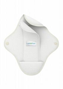 Ladypad Wasbaar maandverband pad & liner wit maat M