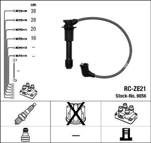Bougiekabelset RCZE21
