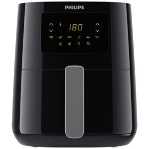 Philips Home HD9252/70 Airfryer 1400 W Heteluchtfunctie, Grillfunctie, Met display Zwart, Zilver