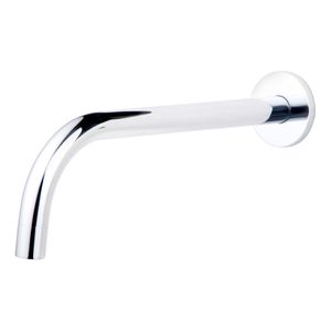 Wiesbaden Slim Line inbouw uitloop 25 cm messing chroom