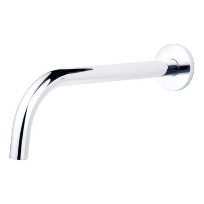Wiesbaden Slim Line inbouw uitloop 25 cm messing chroom
