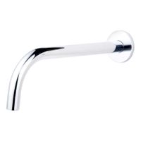 Wiesbaden Slim Line inbouw uitloop 25 cm messing chroom