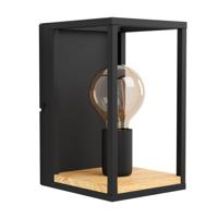 Eglo WandlampLibertad zwart met hout - 99796