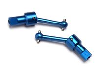 Driveshaft assembly, front/rear, 6061-T6 aluminum (blue-anodized) (2) (TRX-7550R) - thumbnail