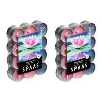 Geurtheelichtjes/waxinelichtjes - 96x - Fairy Waterlily - 4,5 branduren