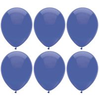 Ballonnen verjaardag/thema feest - 200x stuks - marine blauw - 29 cm