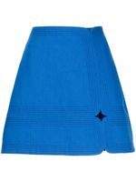 Acler minijupe Briar à découpes - Bleu