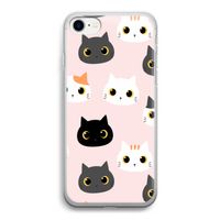 Katten: iPhone SE 2020 Transparant Hoesje Katten: iPhone SE 2020 Transparant Hoesje