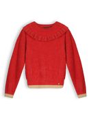 NoNo Meisjes trui gebreid - Ketan - Samba rood - thumbnail