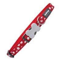 Hondenhalsband Red Dingo Schoonheidsvlekjes (2 x 31-47 cm)