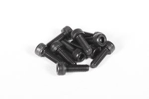 M4x12mm Cap Head (Black) (10pcs) (AX31121)