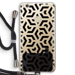 Crazy pattern: Huawei Ascend P8 Lite (2017) Transparant Hoesje met koord